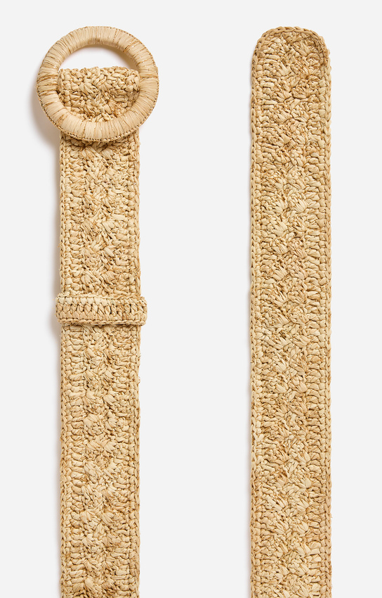 Raffia Belt 45Mm Made in Madagascar Copper , Vanessa Bruno