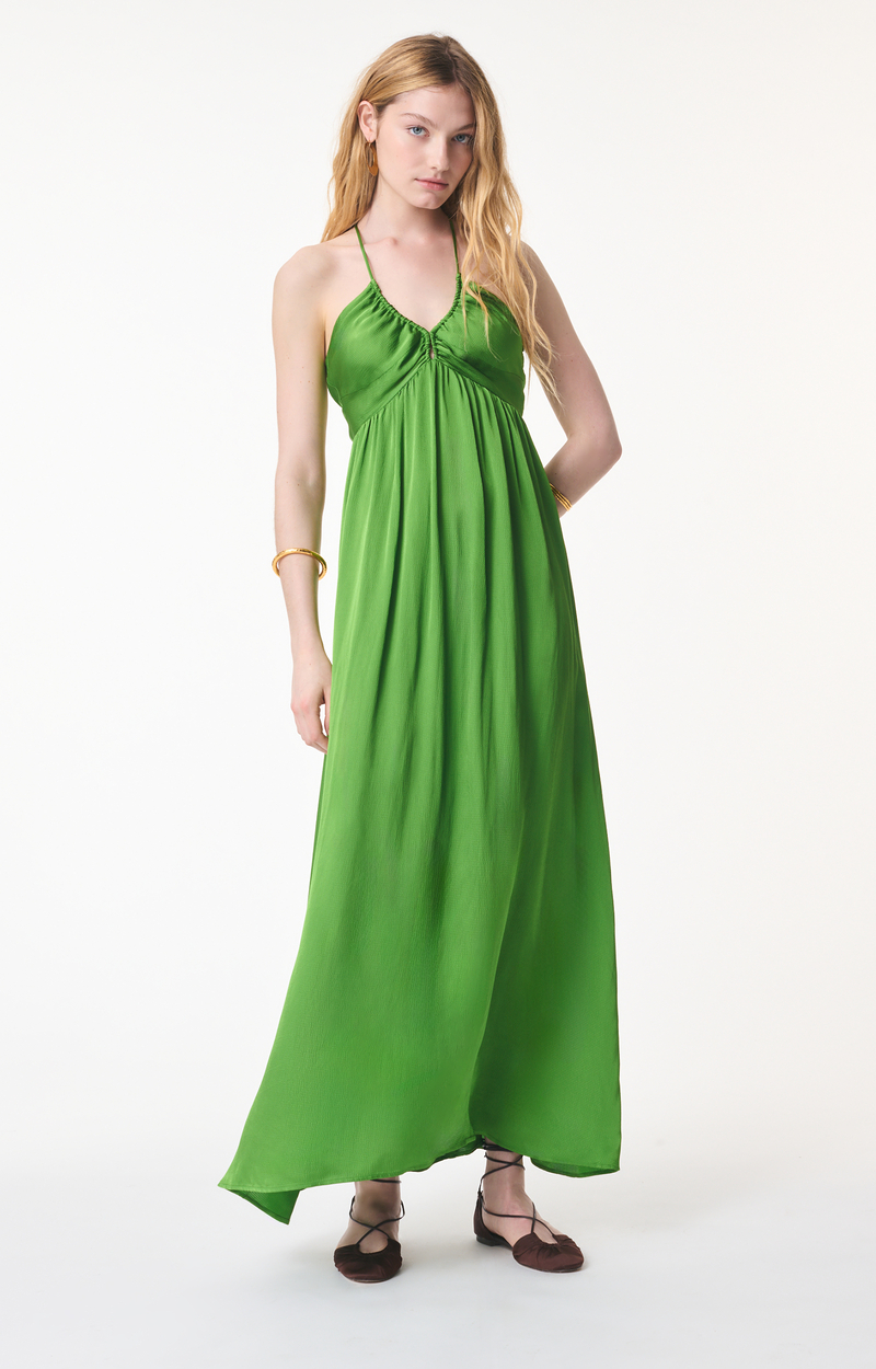 vanessa bruno green dress Galnira Afghan black frock for wedding